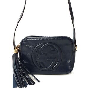 Gucci Soho Leather Disco Pebbled Crossbody Bag